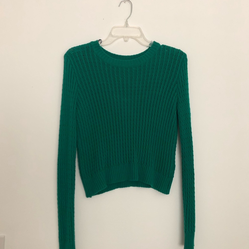 FOREVER 21 Green Knitted Sweater